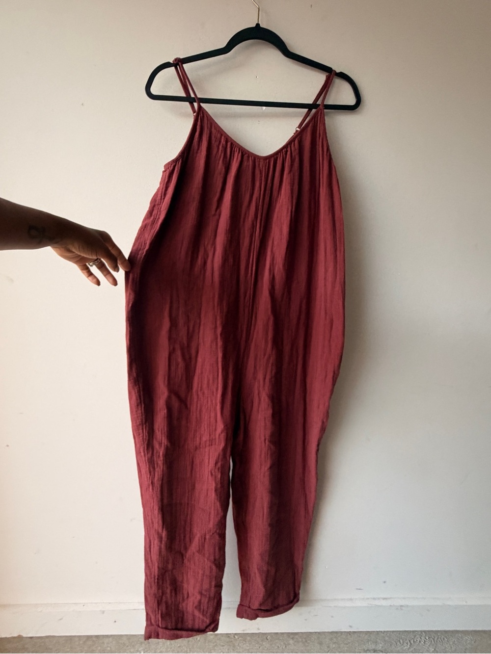 Universal Thread Spaghetti-Strap Jumper in Dusty Rose - Picture 2 of 4